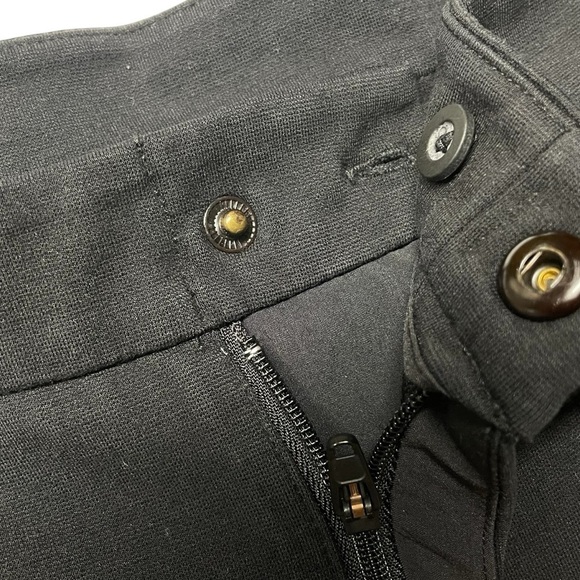 Athleta Black Ponte Wide Leg Pants Size 8 - Picture 11 of 15